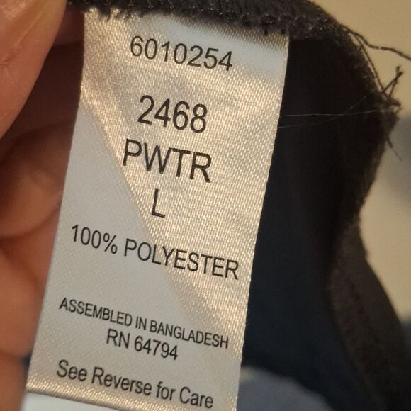 Med Couture gray scrub top size large - Picture 3 of 6